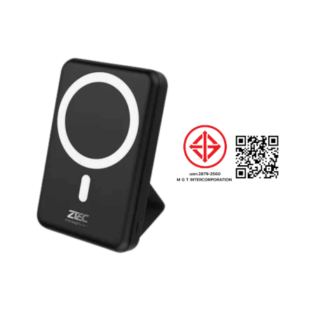 แบตเตอรี่สำรอง ZTEC POWERBANK P10 ความจุ 10000 MAH สีดำ รองรับการชาร์จไร้สาย_10